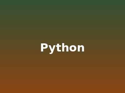 Python 开发